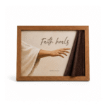 Faith Heals | Mark 5:34 | Premium Christian Wall Frame